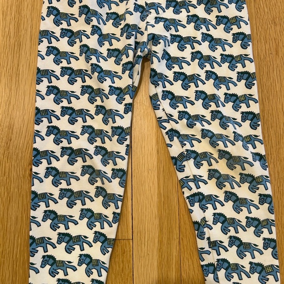 ROLLER RABBIT LIGHTLY USED BLUE HORSE SIZE 6 PAJAMAS - Picture 2 of 5